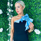 Roxy One Shoulder Detailed Dress Blue