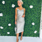 Fran Sequin Skirt & Top Set Silver