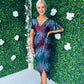 Preslee Sequin Midi Dress Ombre