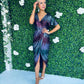Preslee Sequin Midi Dress Ombre