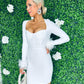 Tristyn Occasion Mini Dress White