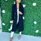 Rachel Double Breasted Coat Black