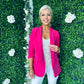 Pam Tailored Blazer Fuchsia