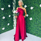 April Maxi Occasion Maxi Dress Bordeaux