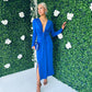 Demi Knot Detail Dress Royal