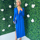 Demi Knot Detail Dress Royal