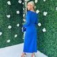 Demi Knot Detail Dress Royal