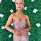 Gorgi Sequin Maxi Dress Rose