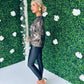 Joey Gold Effect Knit Jumper Black