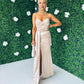Aine Drape Detail Dress Champ