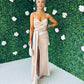 Aine Drape Detail Dress Champ