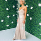 Aine Drape Detail Dress Champ