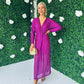 Morgan Sequin Occasion Dress Orchid