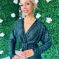 Morgan Sequin Occasion Dress Forest