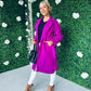 Joan Longline Coat Orchid