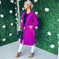 Joan Longline Coat Orchid
