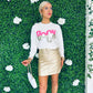Elsa Mini Skirt Gold