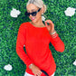 Finny Star Jumper Orange