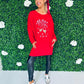 Champs Longline Xmas Top Red