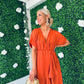 Bailey Hem Detail Dress Copper