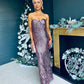 Gorgi Sequin Maxi Dress Rose Gold