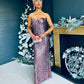 Gorgi Sequin Maxi Dress Rose Gold