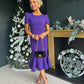 Lexi Detailed Occasion Dress Violet