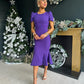 Lexi Detailed Occasion Dress Violet