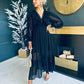 Lilli Lace Detailed Maxi Dress Black
