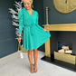 Corinne Mini Dress Green