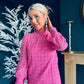 Bree Crochet Mini Dress Pink