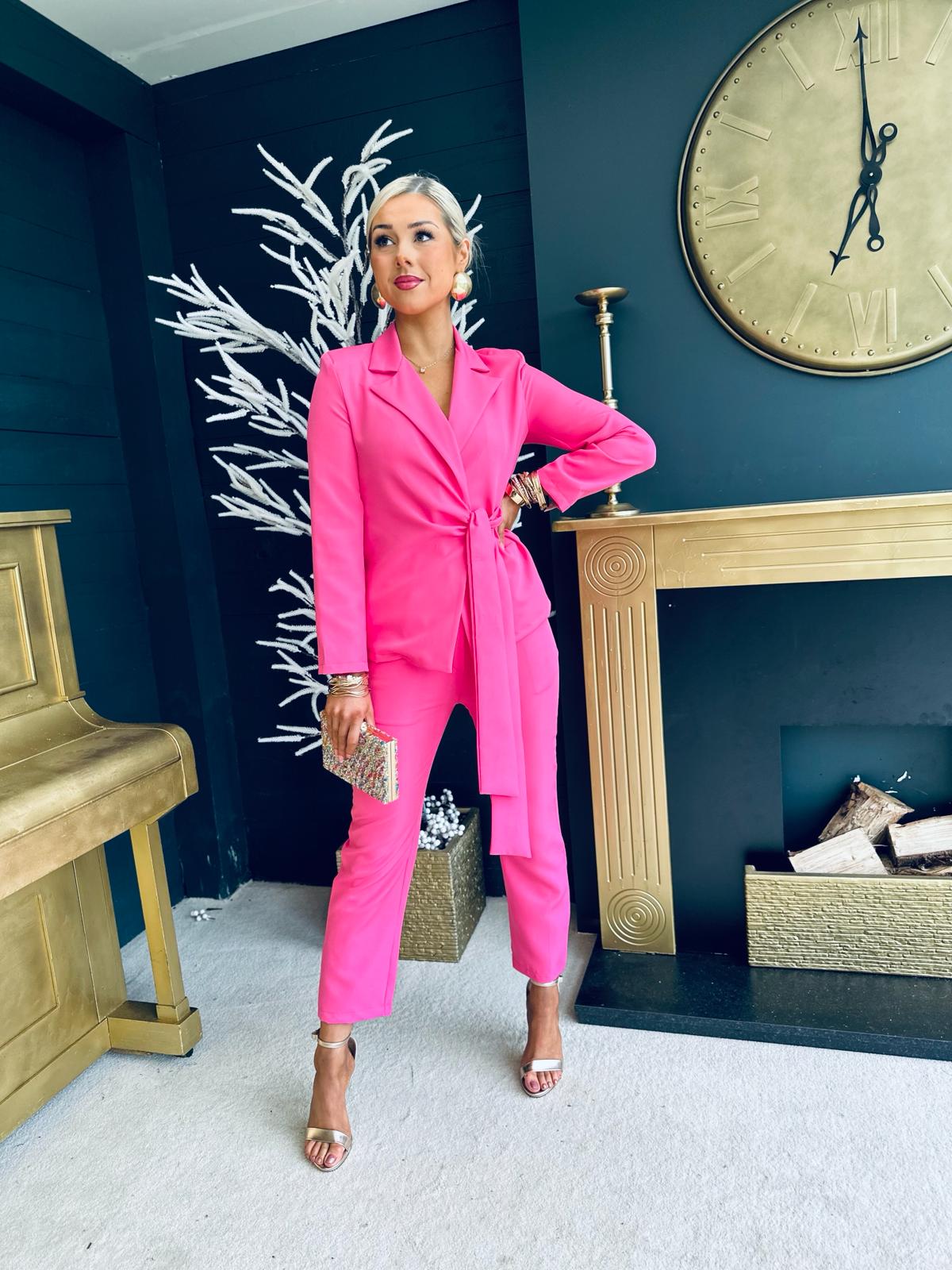 Frankie Tailored Suit Pink