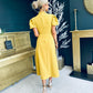 Claudia Detailed Occasion Dress Mustard