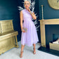 Thelma Occasion Midi Dress Lilac