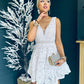 Tammy Lace Occasion Mini Dress White