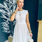Louise Occasion Midi Dress White