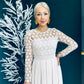 Elara Crochet Detail Maxi Dress