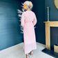 Skylar Pleated Midi Dress Powder Pink