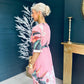Dolores Pleated Midi Dress Powder Pink Pre Order 1 May