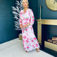 Kathryn Floral Print Maxi Dress Pink