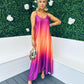 Summer Slinky Maxi Dress Ombre