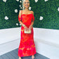 Kiva Occasion Dress Multi Red
