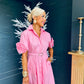 Iggy Detailed Shirt Dress Pink