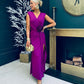 Sabrina Occasion Maxi Dress Plum