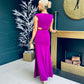 Sabrina Occasion Maxi Dress Plum