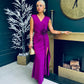 Sabrina Occasion Maxi Dress Plum