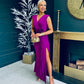 Sabrina Occasion Maxi Dress Plum