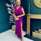 Sabrina Occasion Maxi Dress Plum