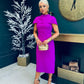 Shanna Detailed Occasion Dress Orchid