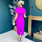 Shanna Detailed Occasion Dress Orchid